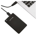 Enclosure 2.5" UnnoTekno SATA a USB 2.0 Negro