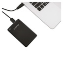 Enclosure 2.5" UnnoTekno SATA a USB 3.0 Negro