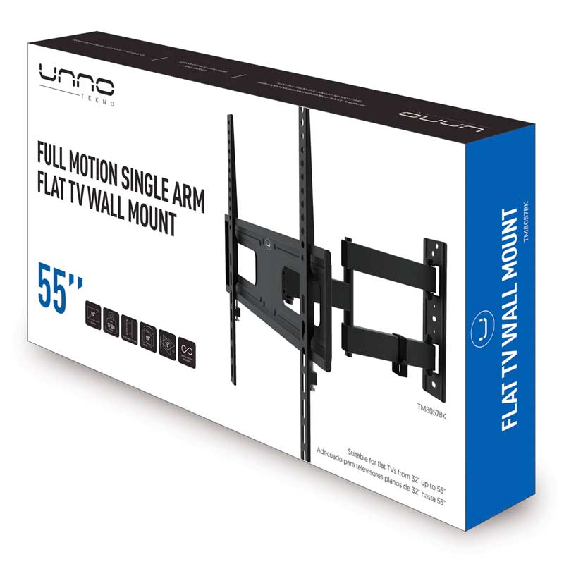 Bracket UnnoTekno TM8057BK 32-55" Brazo Articulado