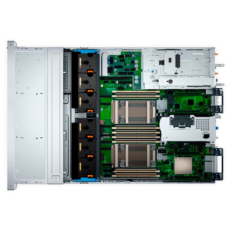 Servidor Dell PowerEdge R760xs (1)Intel Xeon Silver 4514Y 2.0 Ghz 16GB RAM 2TB HDD (2)Fuente redundante 1400w 3 años Garantia ProSupport Plus NBD en Sitio + Mision Critica 4 Horas