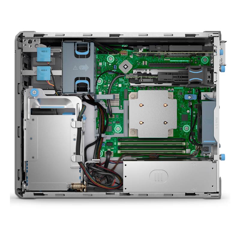 Servidor Dell PowerEdge T160 Intel Xeon E-2434G 16GB RAM 2TB HDD IDRAC 9 Básico 300 Watts 1 año Garantía ProSupport NBD