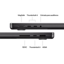 Apple MacBook Pro 14.2" Chip M4 Retina 16GB RAM 1TB SSD Space Black Teclado Inglés