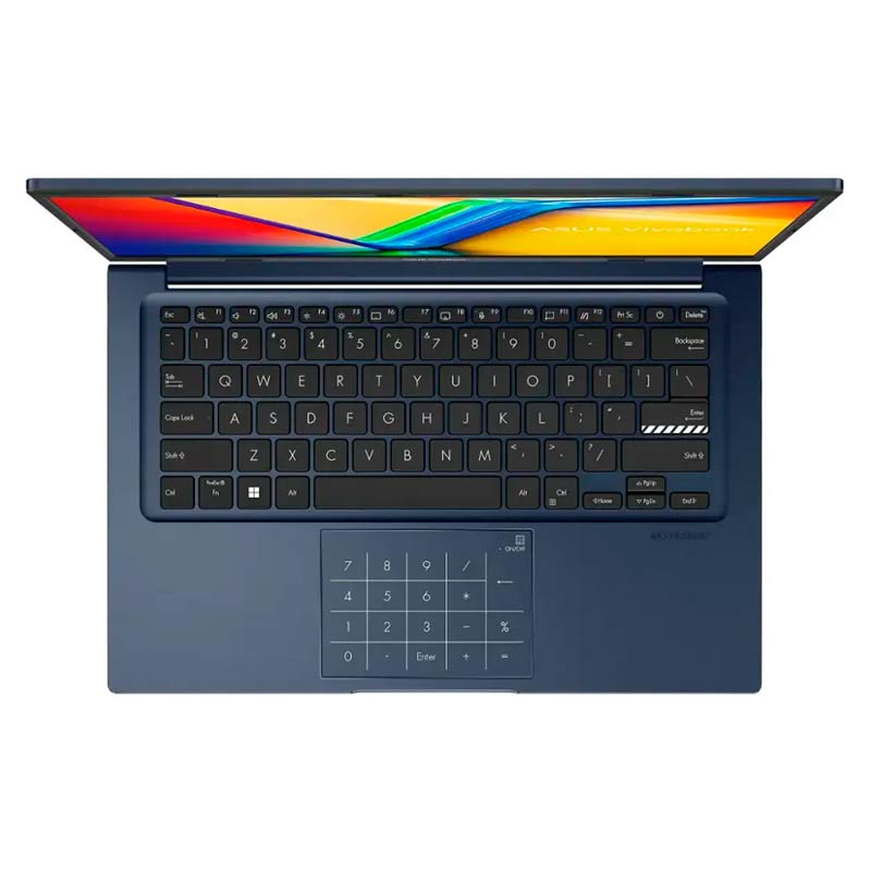 Laptop Asus Vivobook 14" i7-1355U 12GB RAM 512GB SSD W11 Teclado Ingles