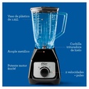 Licuadora Oster BLSTKAPBRD 2 Velocidades Jarra de Plástico 1.25 Lt Negro 800 W