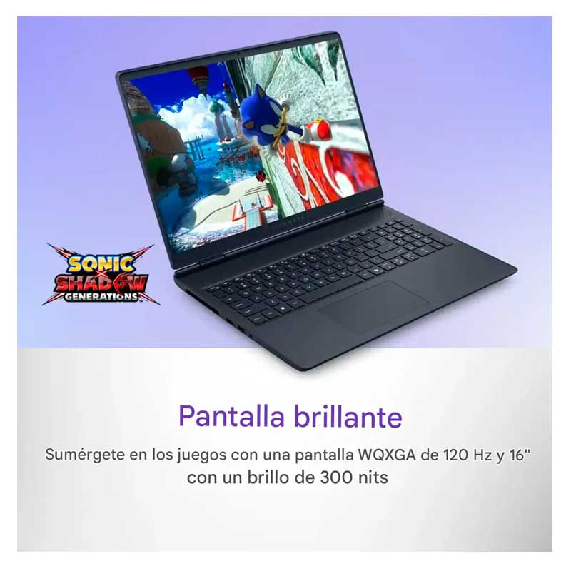 Laptop Dell Alienware Aurora 16" Core 7 240H 32GB RAM 1TB SSD RTX 5060 8GB Azul W11 Home Teclado Ingles