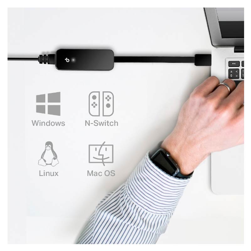 Adaptador de Red USB a RJ45 TP-Link UE306 V1 10/100/1000 Mbps