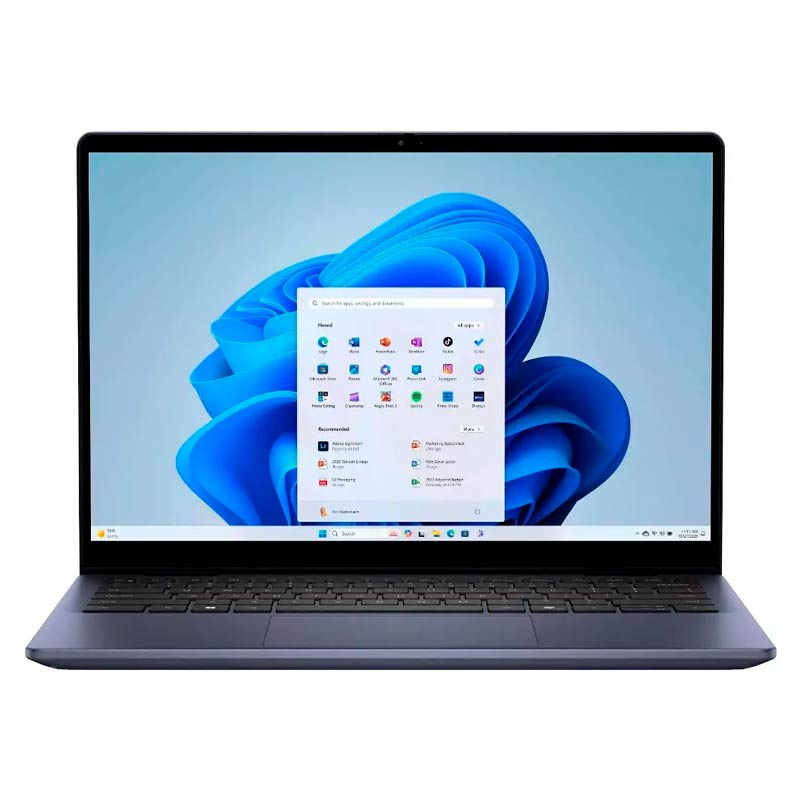 Laptop Dell Inspiron 2 en 1 14" Touch Ryzen 5 8640HS 8GB RAM 512GB SSD W11 Home Azul Teclado Inglés