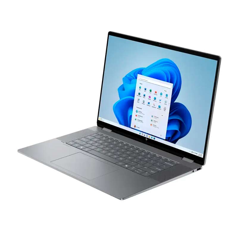 Laptop HP OmniBook X FLIP 2 en 1 16" Touch 2K AMD Ryzen 5 220 8GB RAM 512GB SSD Radeon 740M W11 Home Gris Teclado Ingles