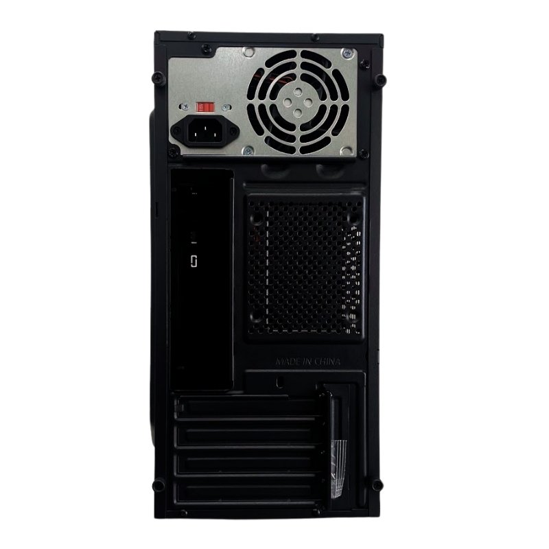 Case KME CM12KTRA001C Micro-ATX Con Fuente de Poder 600W Negro