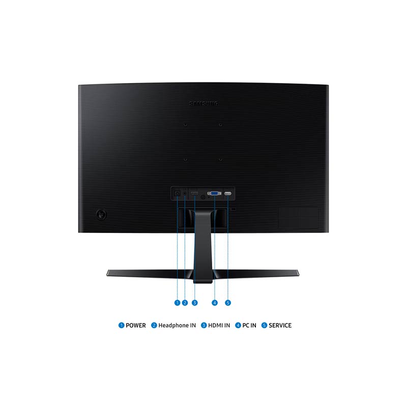 Monitor 24" VA Samsung Essential S36GD Curvo FHD 1920x1080 100Hz HDMI VGA