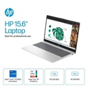 Laptop HP 15-FD0127DX 15.6" Touch i7-1355U 16GB RAM 512GB SSD W11 Home Plateado Teclado Inglés