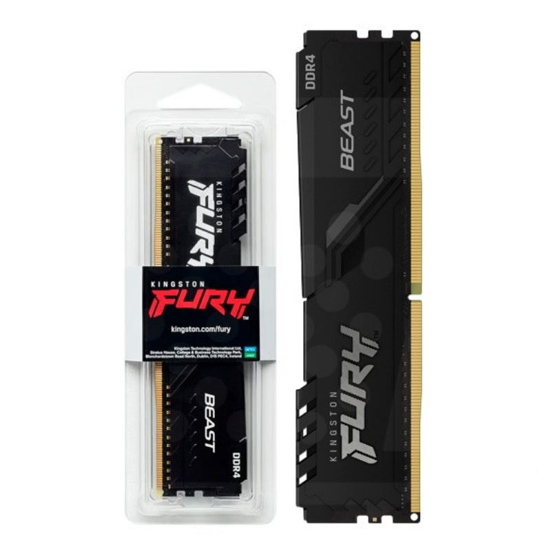 Memoria RAM DDR4 DIMM 8GB Kingston Fury Beast 3200MHz CL16