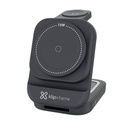 Estación de Carga Inalámbrica 3 en 1 Klip Xtreme PowerDesk Lite Negro