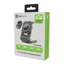 Estación de Carga Inalámbrica 3 en 1 Klip Xtreme PowerDesk Lite Negro