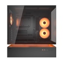Case Gaming FV235 Mid Tower Black Vidrio Templado ARGB Hub (Sin Fuente)