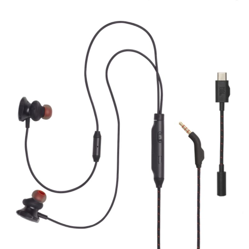 Audífonos In-Ear JBL Quantum 50 USB‑C in‑ear con micrófono Negros
