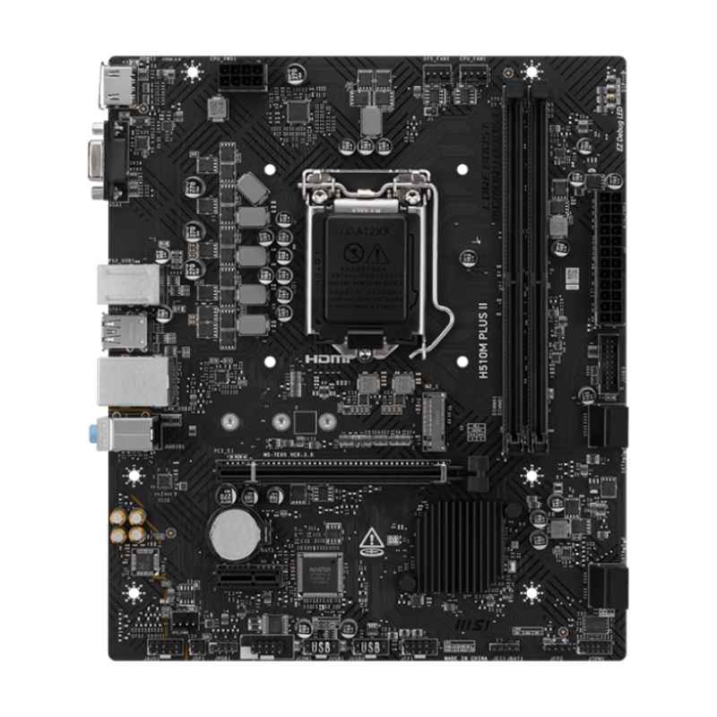 Motherboard MSI H510M PLUS II Socket LGA1200 10th, 11th Gen 2xDDR4 Micro-ATX