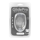 Mouse Inalámbrico Unno Tekno Glide Pro 1600DPI Negro
