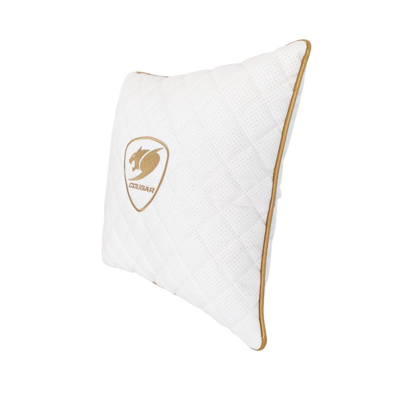 Cojín Cougar Cushion Lander Blanco/Dorado