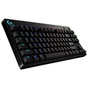 Teclado Gaming Mecánico Alámbrico Logitech G PRO RGB Negro Inglés