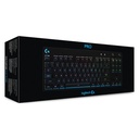 Teclado Gaming Mecánico Alámbrico Logitech G PRO RGB Negro Inglés