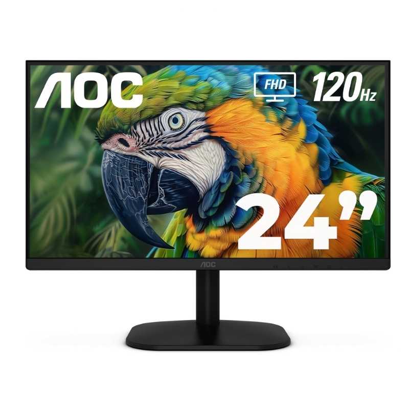 Monitor 23.8" LED AOC 24B35H3 1920×1080 120Hz IPS VGA HDMI negro