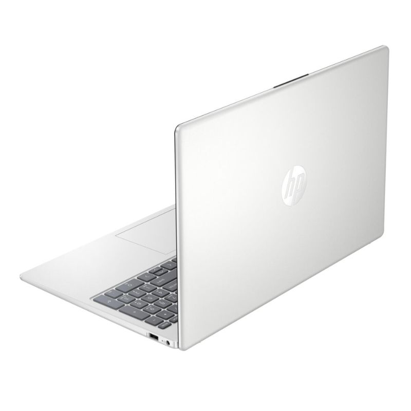 Laptop HP 15-fd0001 15.6" Intel N100 4GB RAM 128GB UFS HD W11 Home S Plateada Teclado Inglés