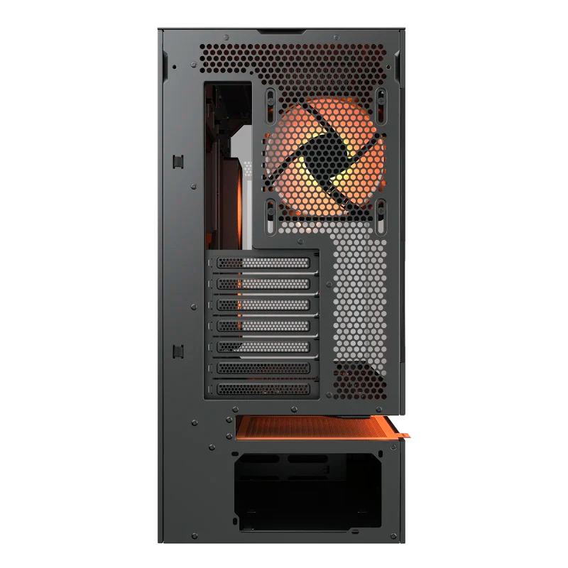 Case Gaming Cougar FV235 Media Torre Negro Vidrio Templado ARGB Hub (Sin Fuente)