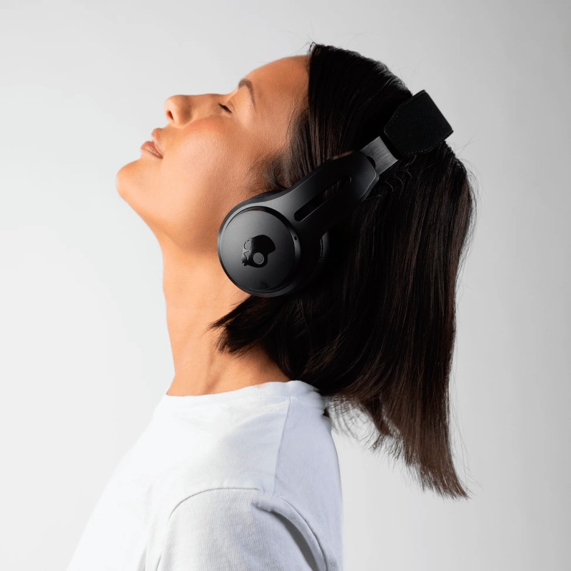 Audífonos Skullcandy Icon ANC inalámbricos on-ear con cancelación activa de ruido negros