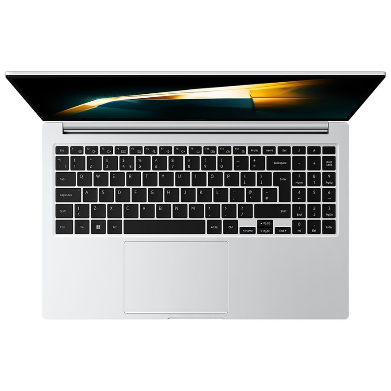 Laptop Samsung Galaxy Book4 15.6" Core 7 150U 16GB RAM 512GB SSD Plateada W11 Home Teclado Inglés