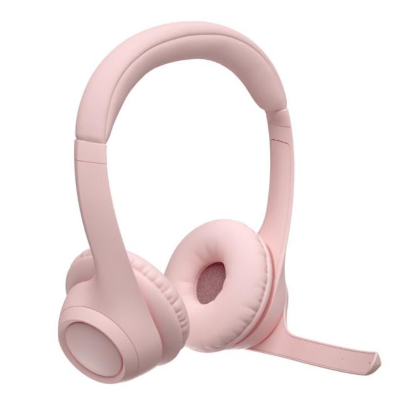 Audífonos Tipo Headset Logitech Zone 300 Inalámbricos con Micrófono Rosa