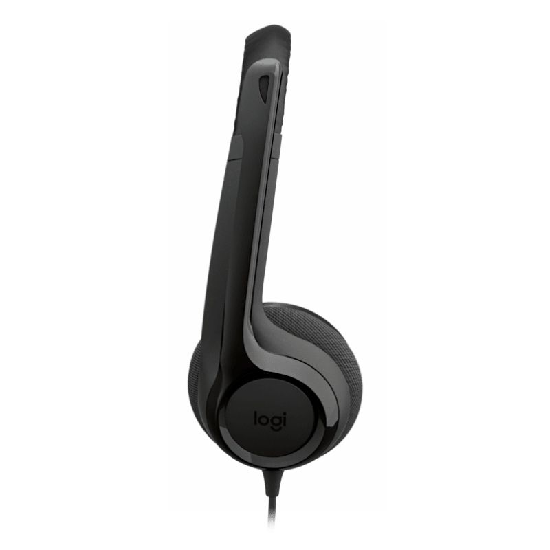 Audífonos Tipo Headset Logitech H390 USB-C con Micrófono Negro Media Noche