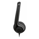 Audífonos Tipo Headset Logitech H390 USB-C con Micrófono Negro Media Noche