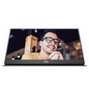 Monitor 15.6" AOC 16T20 1920x1080 IPS 60Hz Portátil Mini HDMI Negro