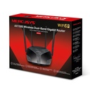 Router Wi‑Fi 6 Mercusys MR60X AX1500 de doble banda 2.4 GHz / 5 GHz 4 antenas 5 dBi gigabit