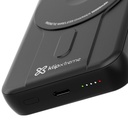 PowerBank Klip Xtreme PowerMag 10000mAh USB-C/Inalámbrico Negro
