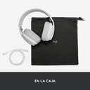 Audífonos tipo Headset Logitech Zone Vibe 100 Inalámbricos con Micrófono Blanco