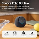 Bocina Inteligente Amazon Echo Dot Max con Alexa Negro