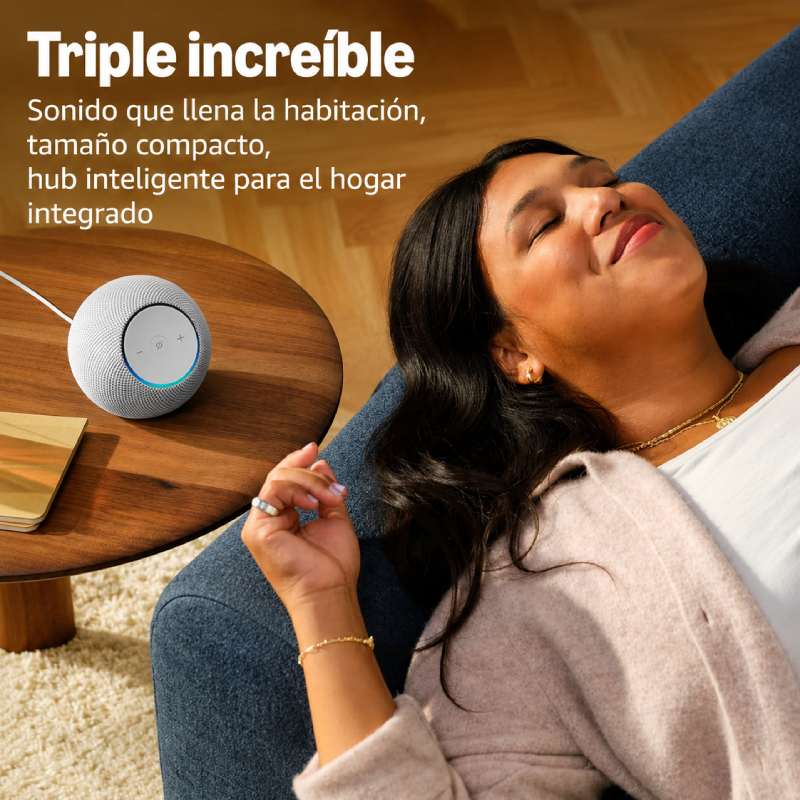 Bocina Inteligente Amazon Echo Dot Max con Alexa Negro