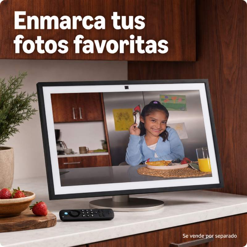 Pantalla Inteligente Amazon Echo Show 15 Full HD 15.6" con Alexa y Fire TV Negro