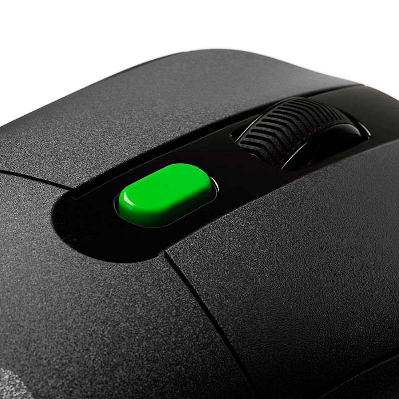 Mouse Inalámbrico Klip Xtreme Ecolast Óptico 2400 DPI Negro