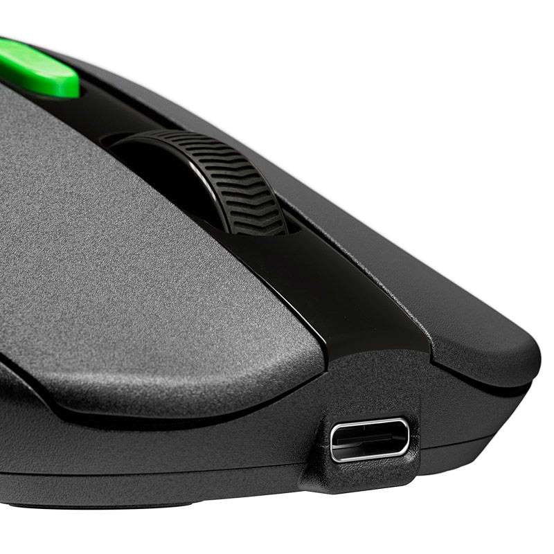 Mouse Inalámbrico Klip Xtreme Ecolast Óptico 2400 DPI Negro