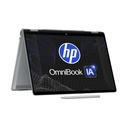 Laptop HP OmniBook 14-fk0074la 14" Touchscreen AMD Ryzen AI 7 350 24GB RAM 1TB SSD AMD Radeon W11 Home Plateada Teclado Español
