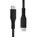Cable USB-C a USB-C Unno Tekno CB4075BK 1.5 Metros Negro