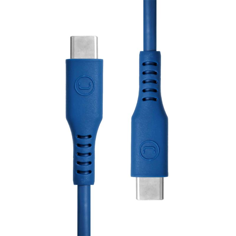 Cable USB-C a USB-C Unno Tekno CB4075BL 1.5 Metros Azul