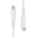 Cable USB-C a Lightning Unno Tekno CB4077WT 1.5 metros blanco