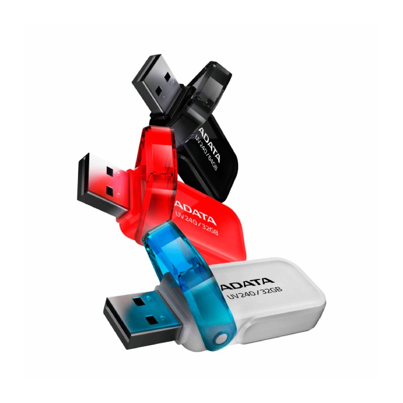 Memoria USB ADATA 64 GB AUV240 USB 2.0 Negro