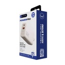 Cargador de Pared Unno Tekno PowerPro Dual USB-A USB-C 65W​​ Blanco
