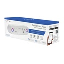 Tomacorriente Doble Inteligente Unno Tekno PW5302WT Smart Home Wi-Fi
