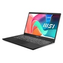 Laptop MSI Modern 15 H 15.6" Touchscreen Intel Core 9-270H 32GB RAM 1TB SSD Intel Graphics W11 Home Negro Teclado Inglés